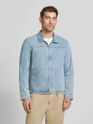 kurtka jeansowa z zamkiem błyskawicznym model 'REILLY' khujo