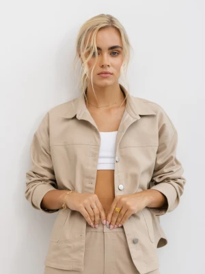 KURTKA KAREN BEŻOWA M - Flawless