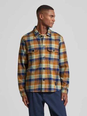 Kurtka koszulowa o kroju casual fit z kieszeniami na piersi OLYMP Level 5