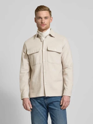 Kurtka koszulowa o kroju comfort fit z kieszeniami z patką na piersi model ‘RAYMOND’ Jack & Jones Premium