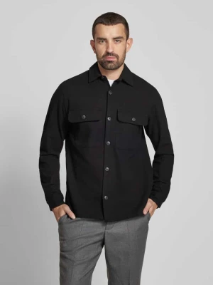 Kurtka koszulowa o kroju comfort fit z kieszeniami z patką na piersi model ‘RAYMOND’ Jack & Jones Premium