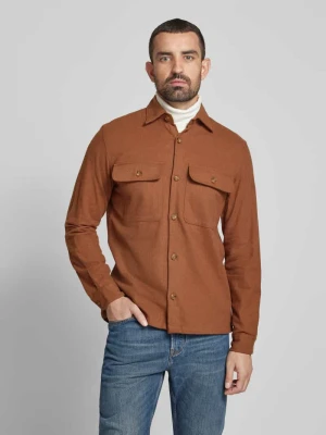 Kurtka koszulowa o kroju comfort fit z kieszeniami z patką na piersi model ‘RAYMOND’ Jack & Jones Premium