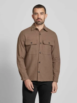 Kurtka koszulowa o kroju comfort fit z kieszeniami z patką na piersi model ‘RAYMOND’ Jack & Jones Premium