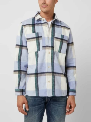 Kurtka koszulowa o kroju comfort fit ze wzorem w kratę Tom Tailor