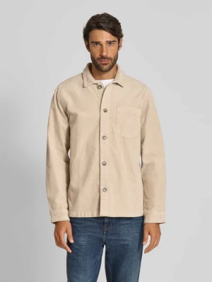 Kurtka koszulowa o kroju modern fit z kieszenią na piersi model ‘Superflex’ lindbergh