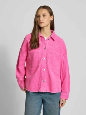 Kurtka koszulowa o kroju oversized z czystej bawełny model ‘LATY-BITTEN’ Only