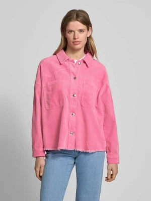 Kurtka koszulowa o kroju oversized z czystej bawełny model ‘LATY-BITTEN’ Only