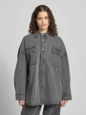 Kurtka koszulowa o kroju oversized z kieszeniami na piersi Karo Kauer