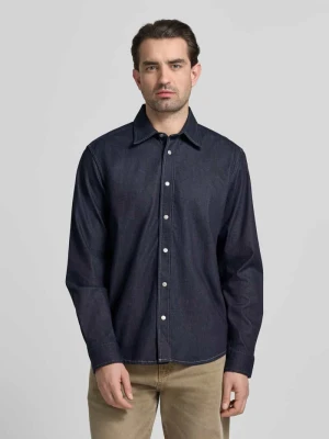 Kurtka koszulowa o kroju oversized z mieszanki bawełny model ‘LIAM’ Boss