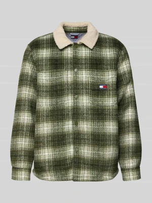 Kurtka koszulowa o kroju oversized ze wzorem na całej powierzchni Tommy Jeans