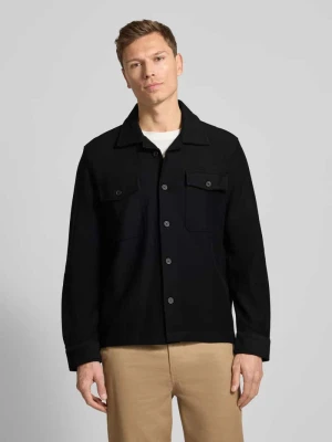 Kurtka koszulowa o kroju regular fit z czystej bawełny ekologicznej model ‘OLIVER’ Selected Homme