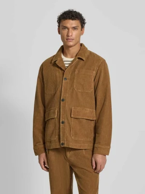 Kurtka koszulowa o kroju regular fit z czystej bawełny model ‘AVAAN’ ARMEDANGELS Camel