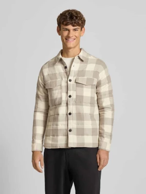 Kurtka koszulowa o kroju regular fit z czystej bawełny model ‘GUDMUND’ Only & Sons