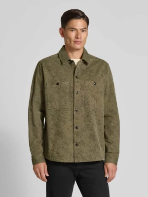 Kurtka koszulowa o kroju regular fit z czystej bawełny model ‘LOCKY_2’ Boss Orange