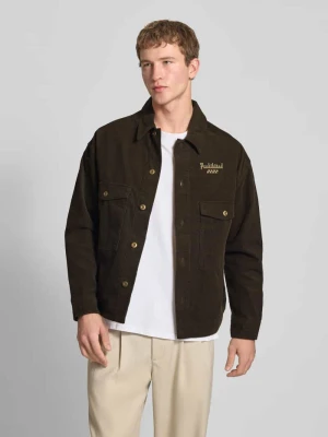 Kurtka koszulowa o kroju regular fit z czystej bawełny model 'Pitstop' PROHIBITED