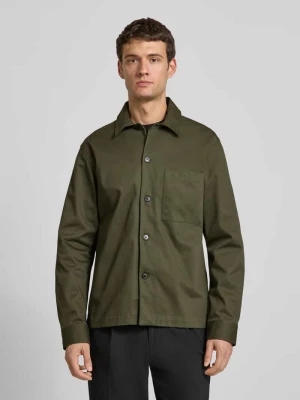Kurtka koszulowa o kroju regular fit z czystej bawełny model ‘TATE’ Selected Homme
