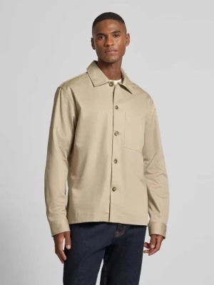 Kurtka koszulowa o kroju regular fit z czystej bawełny model ‘TATE’ Selected Homme