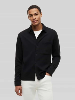 Kurtka koszulowa o kroju regular fit z czystej bawełny Tommy Hilfiger Czarny