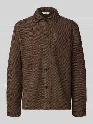 Kurtka koszulowa o kroju regular fit z czystej mieszanki bawełny ekologicznej model ‘REGFRED’ Selected Homme