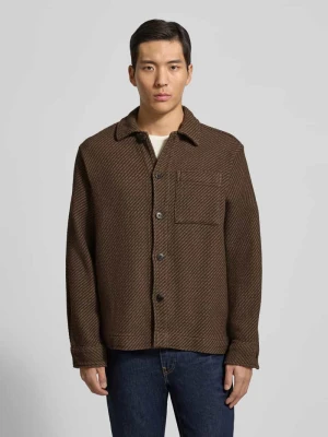 Kurtka koszulowa o kroju regular fit z czystej mieszanki bawełny ekologicznej model ‘REGFRED’ Selected Homme