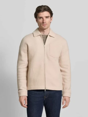 Kurtka koszulowa o kroju regular fit z czystej wełny model ‘HANNES’ Samsøe Samsøe