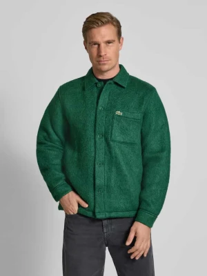 Kurtka koszulowa o kroju regular fit z dodatkiem wełny Lacoste