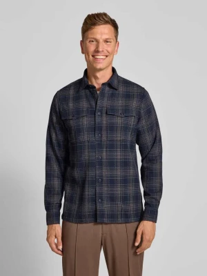 Kurtka koszulowa o kroju regular fit z dodatkiem wiskozy model ‘Gorm’ casual friday