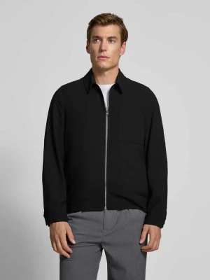 Kurtka koszulowa o kroju regular fit z dodatkiem wiskozy model ‘Jerson’ drykorn