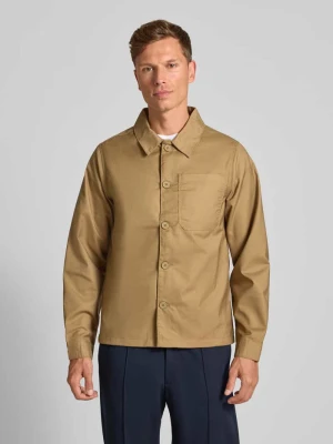 Kurtka koszulowa o kroju regular fit z dodatkiem wiskozy model ‘Marco’ casual friday