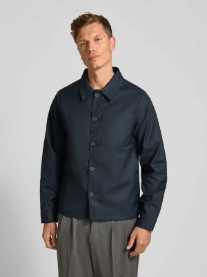 Kurtka koszulowa o kroju regular fit z dodatkiem wiskozy model ‘Marco’ casual friday
