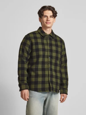 Kurtka koszulowa o kroju regular fit z kieszenią na piersi jack & jones