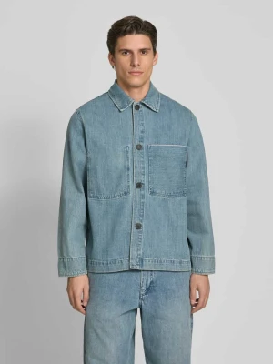 Kurtka koszulowa o kroju regular fit z kieszeniami na piersi model ‘FLOKI SELVEDGE’ ANNARR