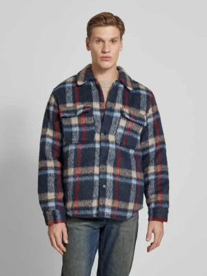 Kurtka koszulowa o kroju regular fit z kieszeniami na piersi model ‘GIO’ Only & Sons