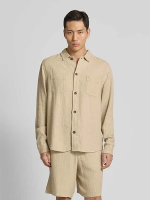 Kurtka koszulowa o kroju regular fit z kieszeniami na piersi model ‘Hamilton’ Les Deux