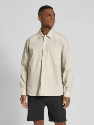 Kurtka koszulowa o kroju regular fit z kieszeniami na piersi model ‘Locky’ Boss Orange