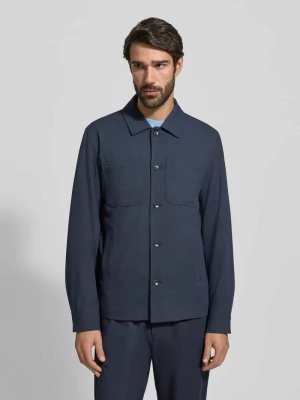 Kurtka koszulowa o kroju regular fit z kieszeniami na piersi model ‘Marseille’ Les Deux