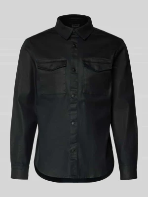 Kurtka koszulowa o kroju regular fit z kieszeniami na piersi model ‘THEO’ Guess