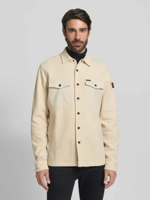 Kurtka koszulowa o kroju regular fit z kieszeniami na piersi PME Legend