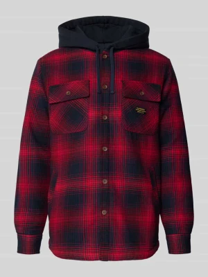 Kurtka koszulowa o kroju regular fit z kieszeniami na piersi Superdry