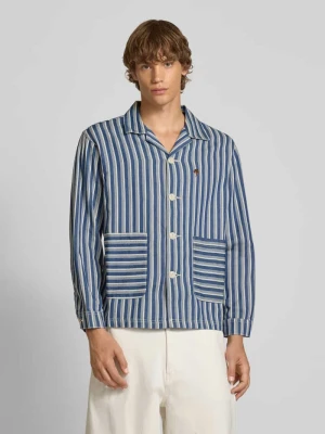 Kurtka koszulowa o kroju regular fit z kołnierzem z połami BLKVIS