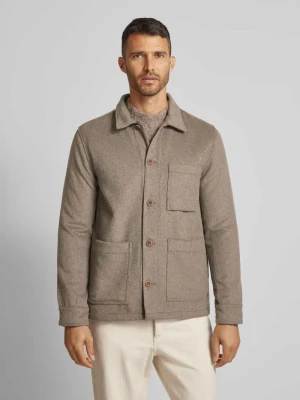Kurtka koszulowa o kroju regular fit z kołnierzykiem typu kent lindbergh