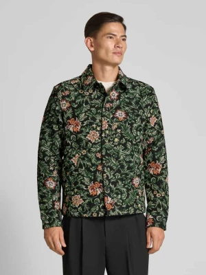 Kurtka koszulowa o kroju regular fit z kołnierzykiem typu kent model ‘Jaiden’ Les Deux