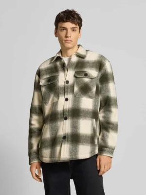 Kurtka koszulowa o kroju regular fit z kołnierzykiem typu kent model ‘Rian’ Redefined Rebel
