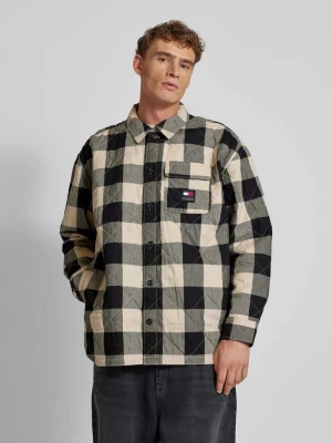 Kurtka koszulowa o kroju regular fit z listwą guzikową model ‘CHECK’ Tommy Jeans