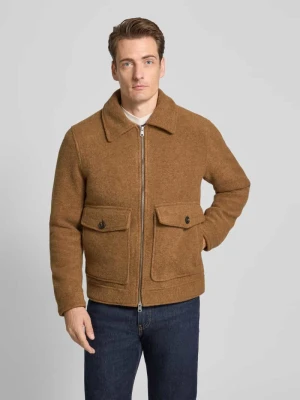 Kurtka koszulowa o kroju regular fit z mieszanki wełny Selected Homme