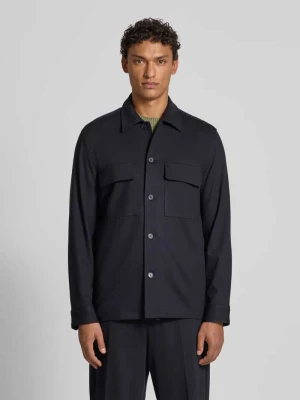 Kurtka koszulowa o kroju regular fit z mieszanki wiskozy – Marc O'Polo × DFB Travel Collection