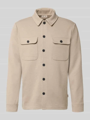 Kurtka koszulowa o kroju regular fit z mieszanki wiskozy Model 'JAKES' Only & Sons