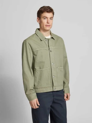 Kurtka koszulowa o kroju regular fit z nakładanymi kieszeniami model ‘EVAAN’ ARMEDANGELS