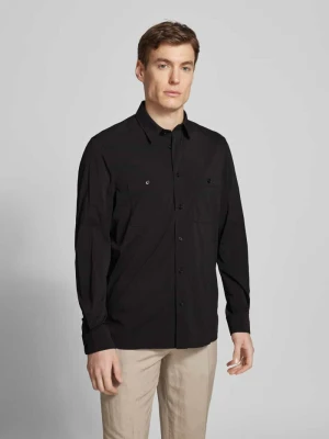 Kurtka koszulowa o kroju regular fit z nakładanymi kieszeniami na piersi model ‘NOWEN’ drykorn