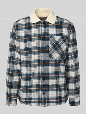 Kurtka koszulowa o kroju regular fit z podszewką z futerka model ‘ZAC’ jack & jones